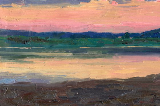 Sunset. Veliky Ustyug