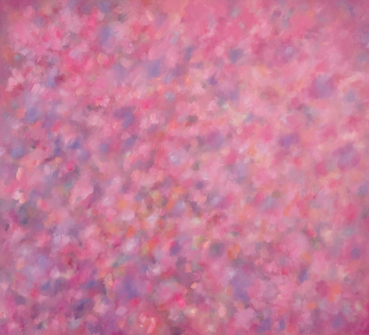 Pink Mood By Junija (Yuna) Galejeva, 39 X 35, Artwork For Sale On Artfinder