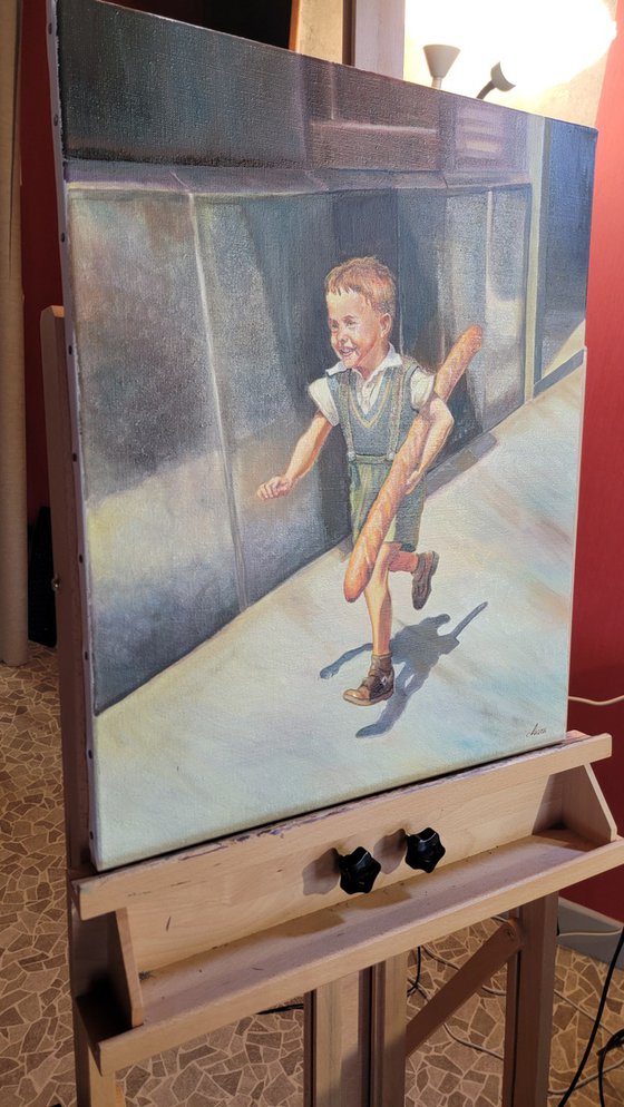 Le petit parisien after Willy Ronis