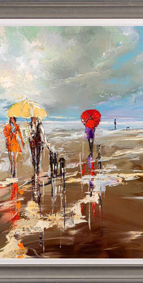 'Stroll With Best Friend's' by Ewa Czarniecka