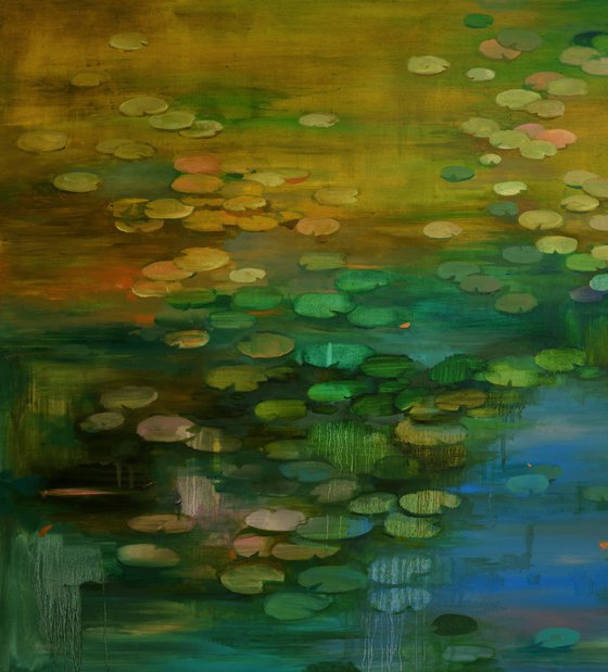 Lily pond. Solstice