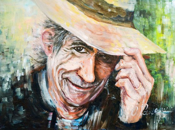 Original Oil Painting ''Keith ''