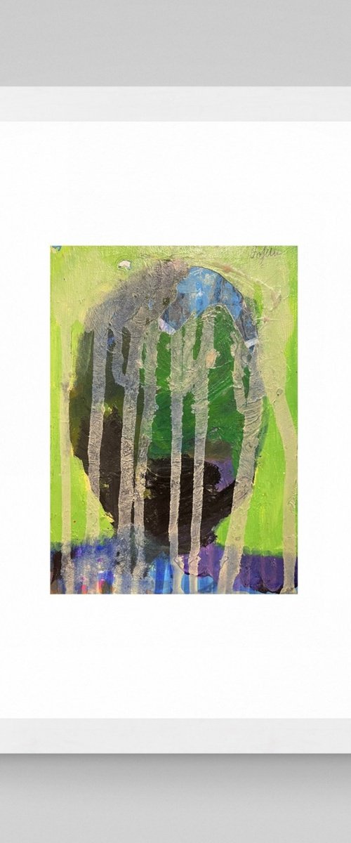 Abstracted Face series 3 by Gela MIKAVA