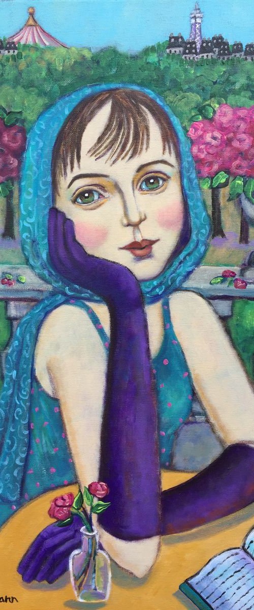 “A  Beautiful Wife, aux Jardin” by Holly Wojahn