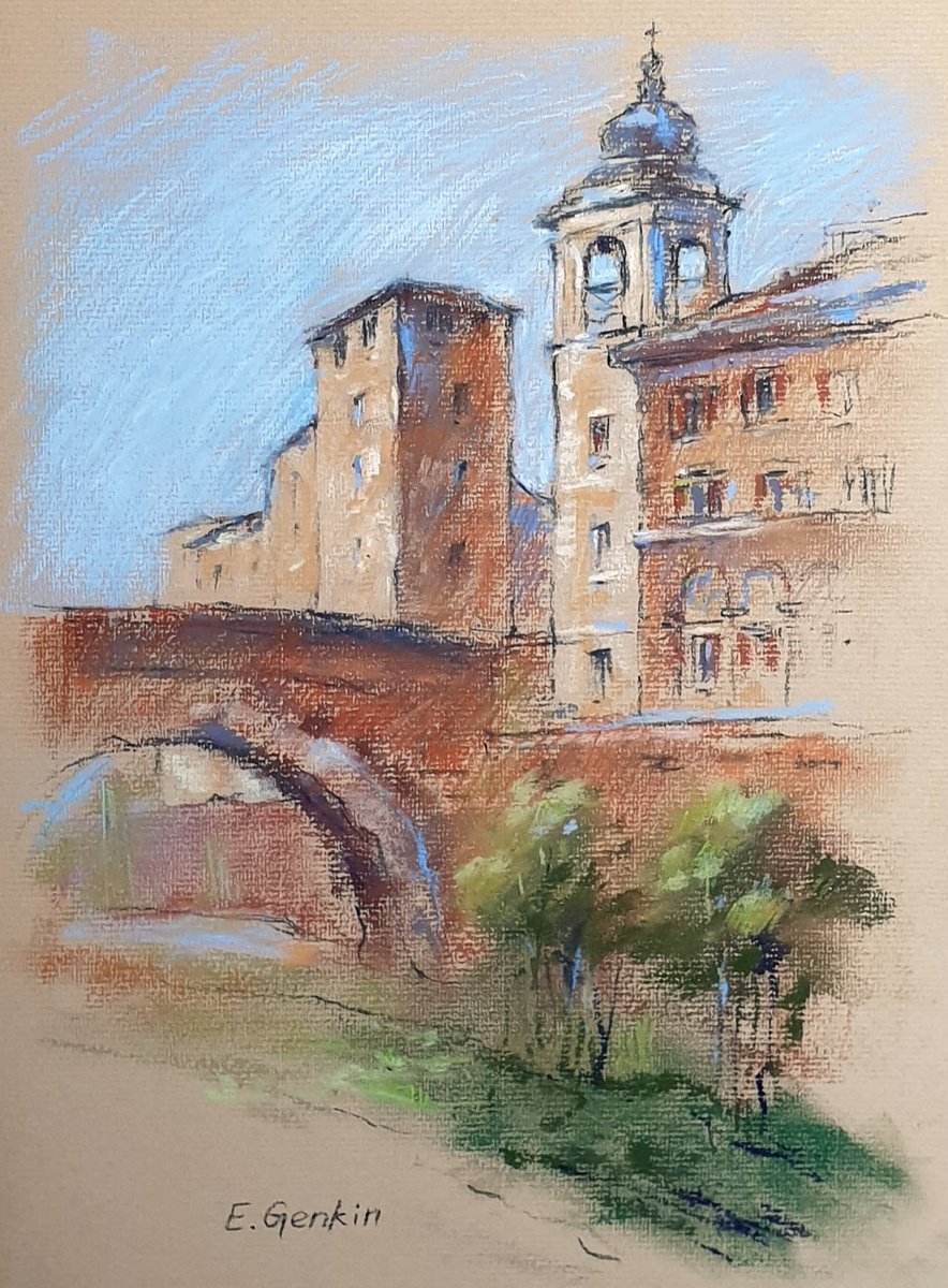 Cities Portraits. Rome. Trastevere view. 2nd edition. by Elena Genkin