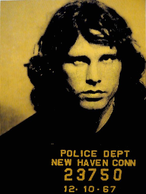 Jim Morrison-Gold by David Studwell