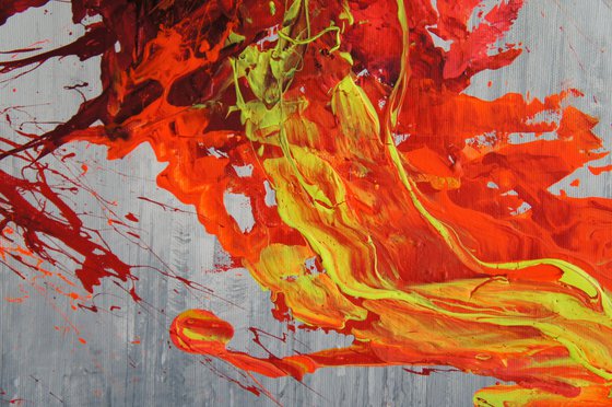 Twisting Fire IV (Spirits Of Skies 128161) (160 x 80 cm) XXXL (64 x 32 inches)