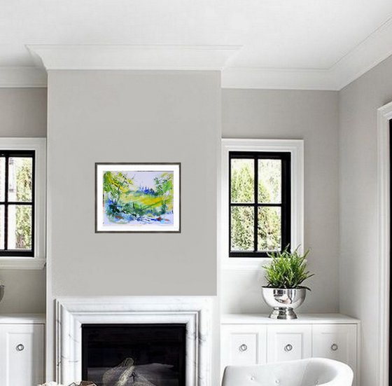 Light ina clearance-watercolor