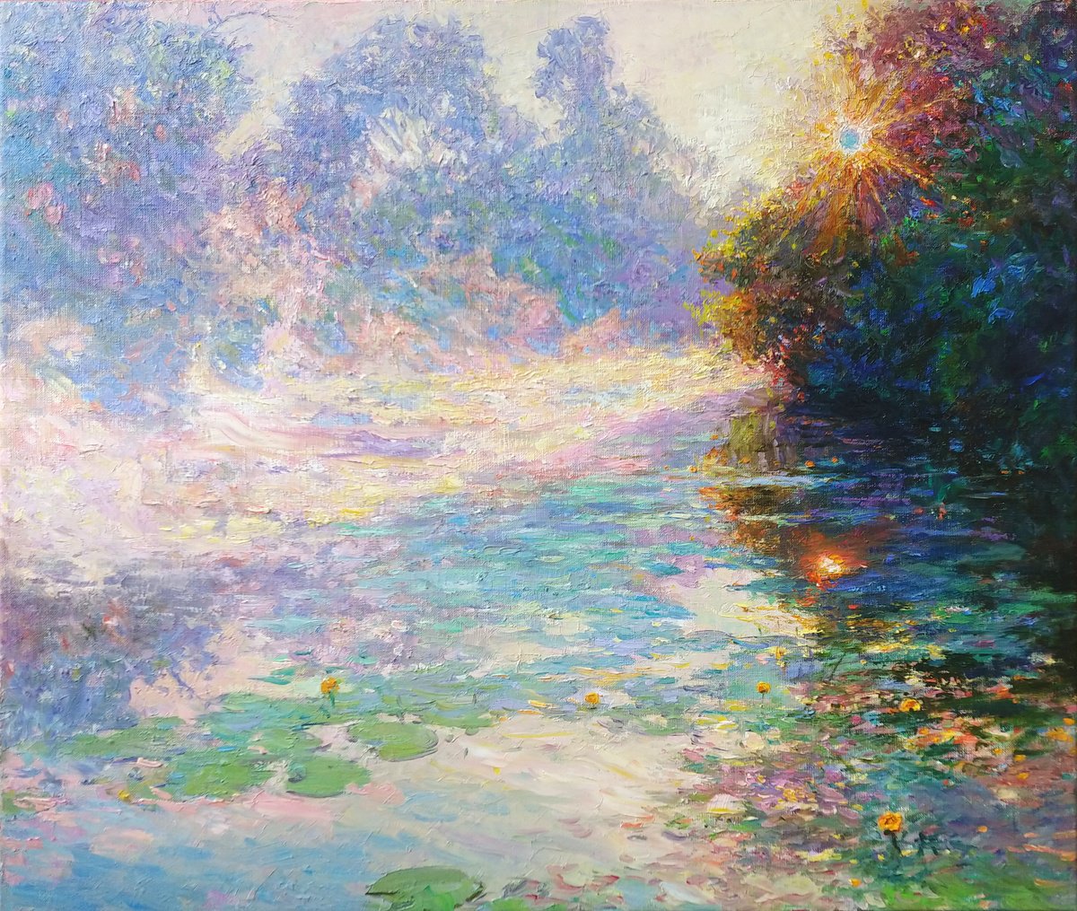 Follow The Sun By Svitlana Gunchenko, 28 X 24, Artwork For Sale On Artfinder