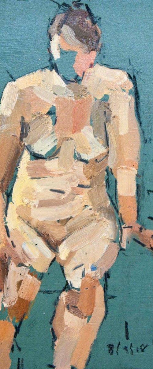 Life study of the female nude. No 105 by Ian McKay