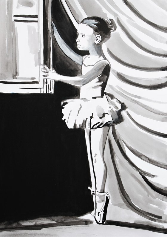 Little Ballerina #4 ID / 42 x 29.7 cm