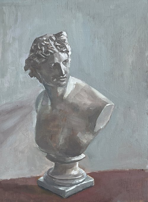 Bust of Apollo by Louise Gillard