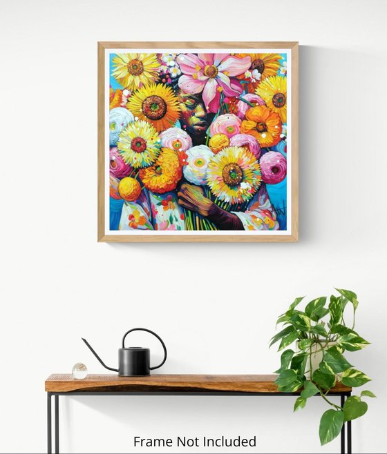 Flower Girl – Floral Portrait