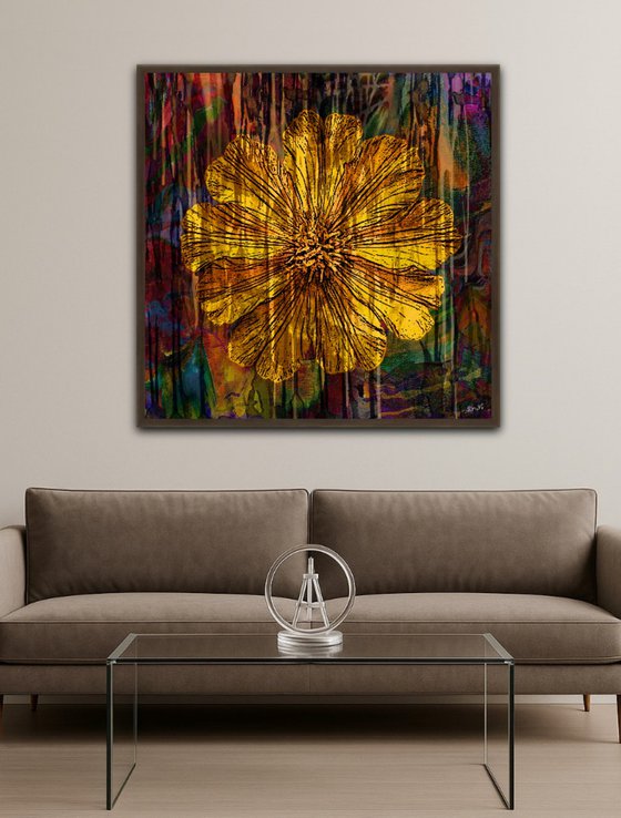 Yellow Cosmos Flower
