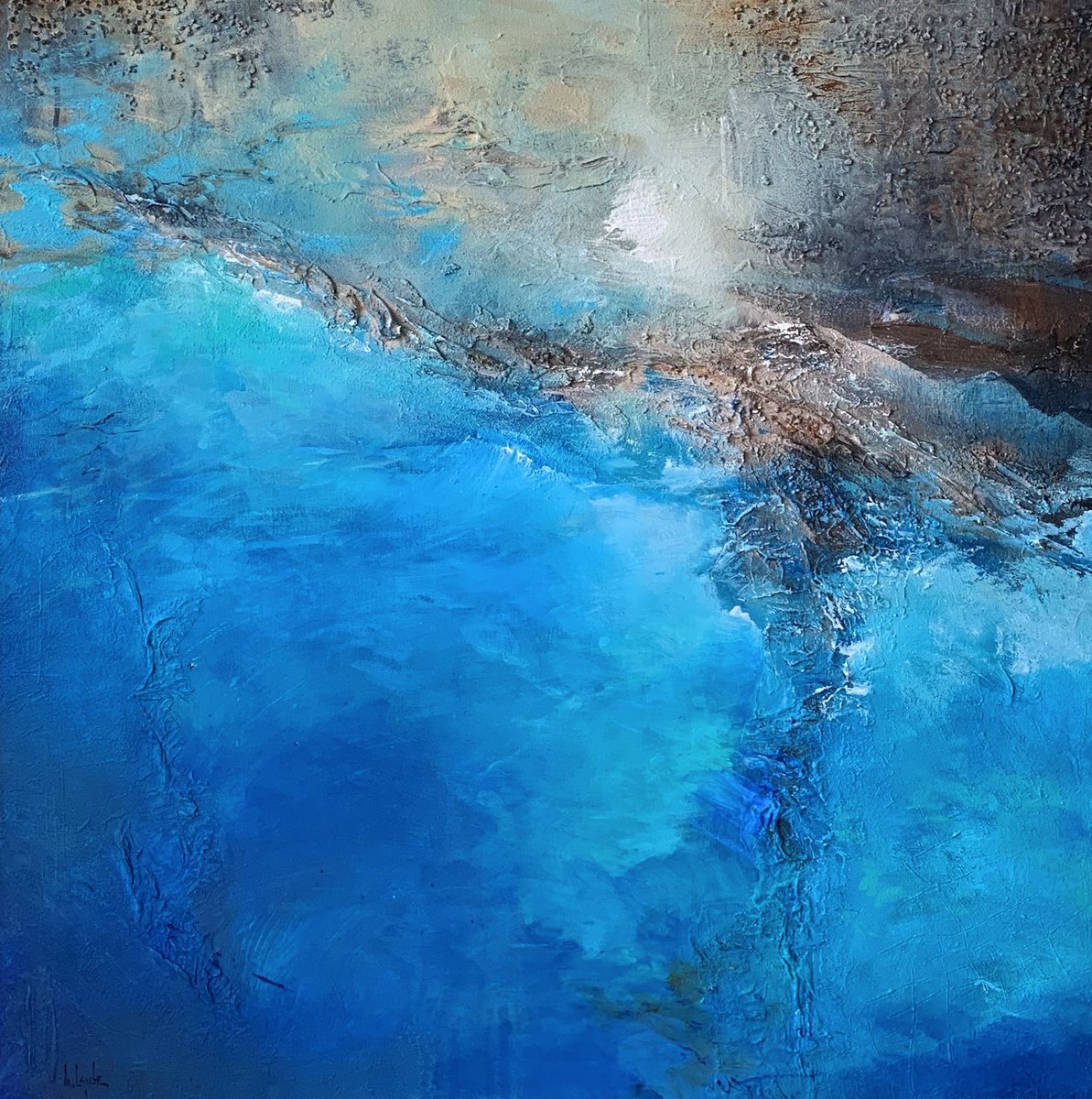 Ocean blue by Irina Laube