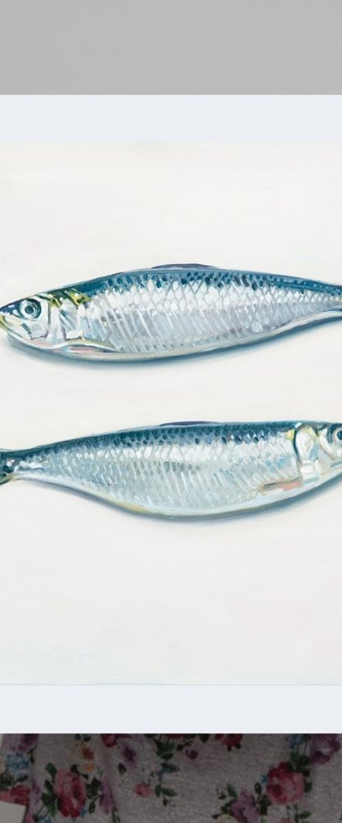 Two fish 1 - Print by Harriet Hue