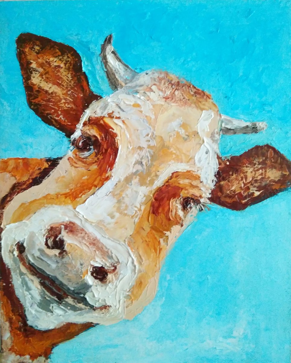 Young cow by Yulia Berseneva