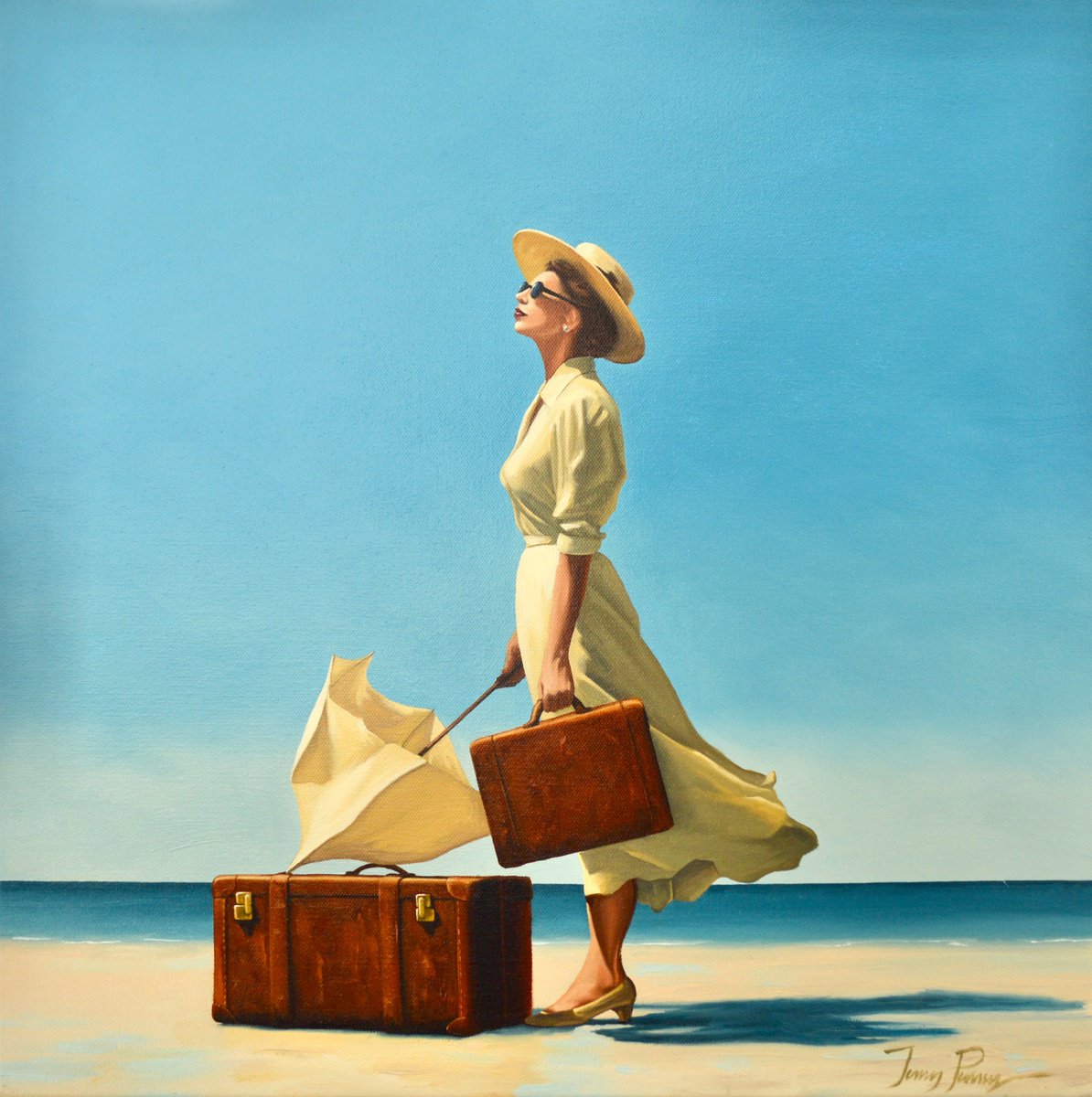 A Navigational Error By Johnny Popkess, 20 X 20, Artwork For Sale On Artfinder