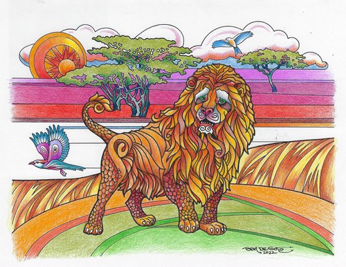 Serengeti Lion by Ben De Soto