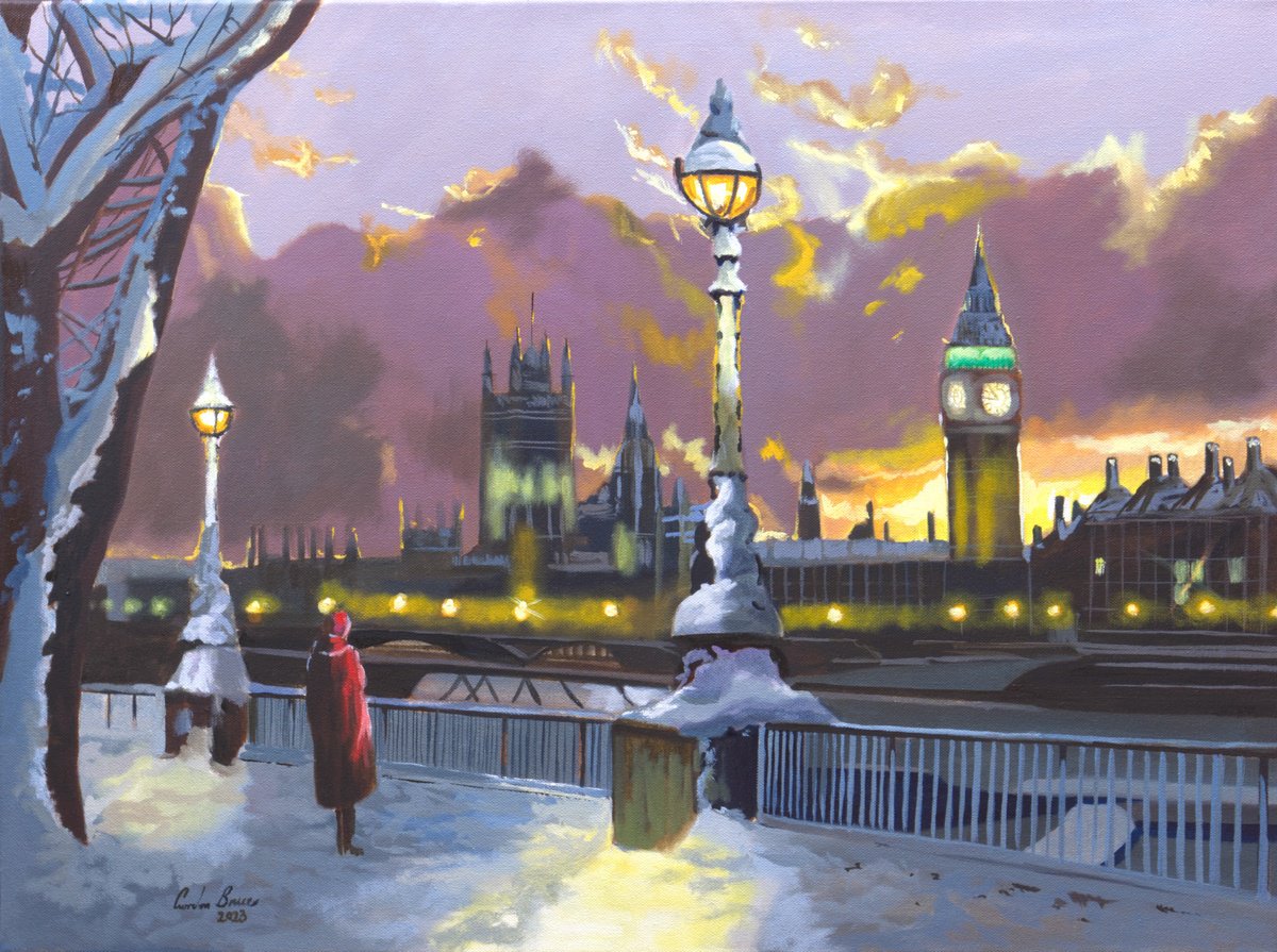 The Beauty Of London In Winter by Gordon Bruce
