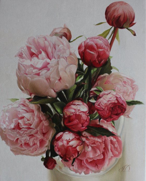 Peonies and buds