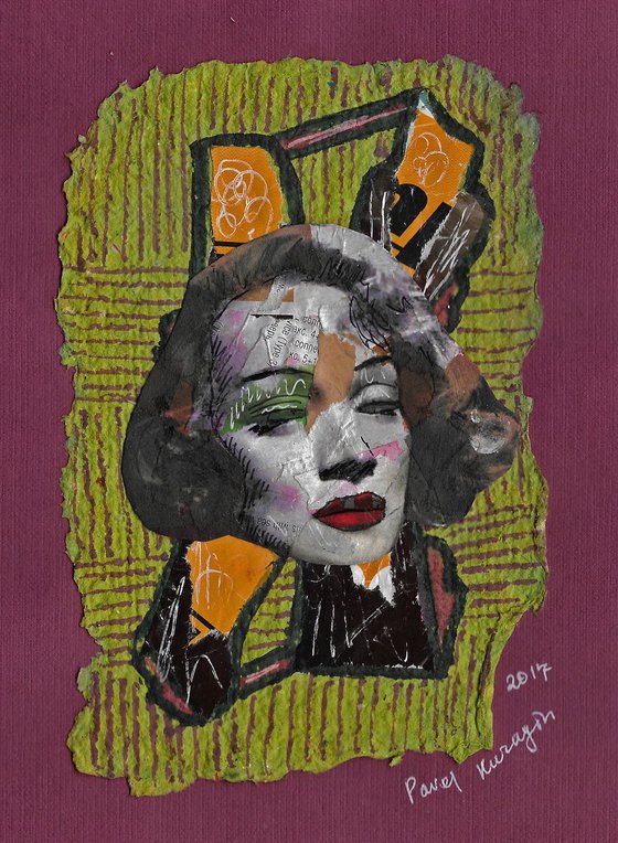 Abstract Marlene Dietrich #6