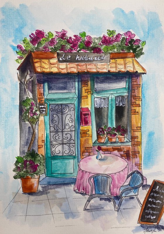 Small French cafe