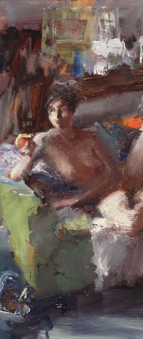 Joséphine et la pomme by Manuel Leonardi