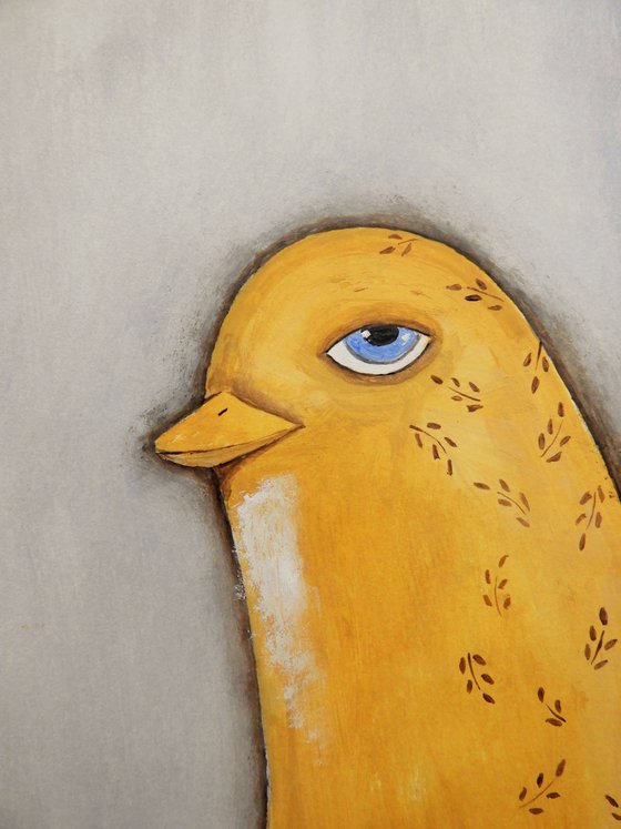 The yellow bird