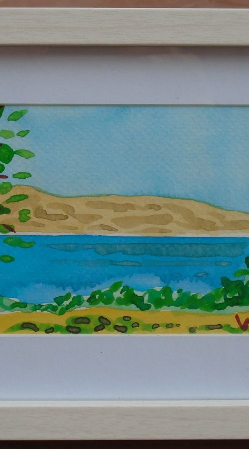 Mediterranean Seascape by Kirsty Wain