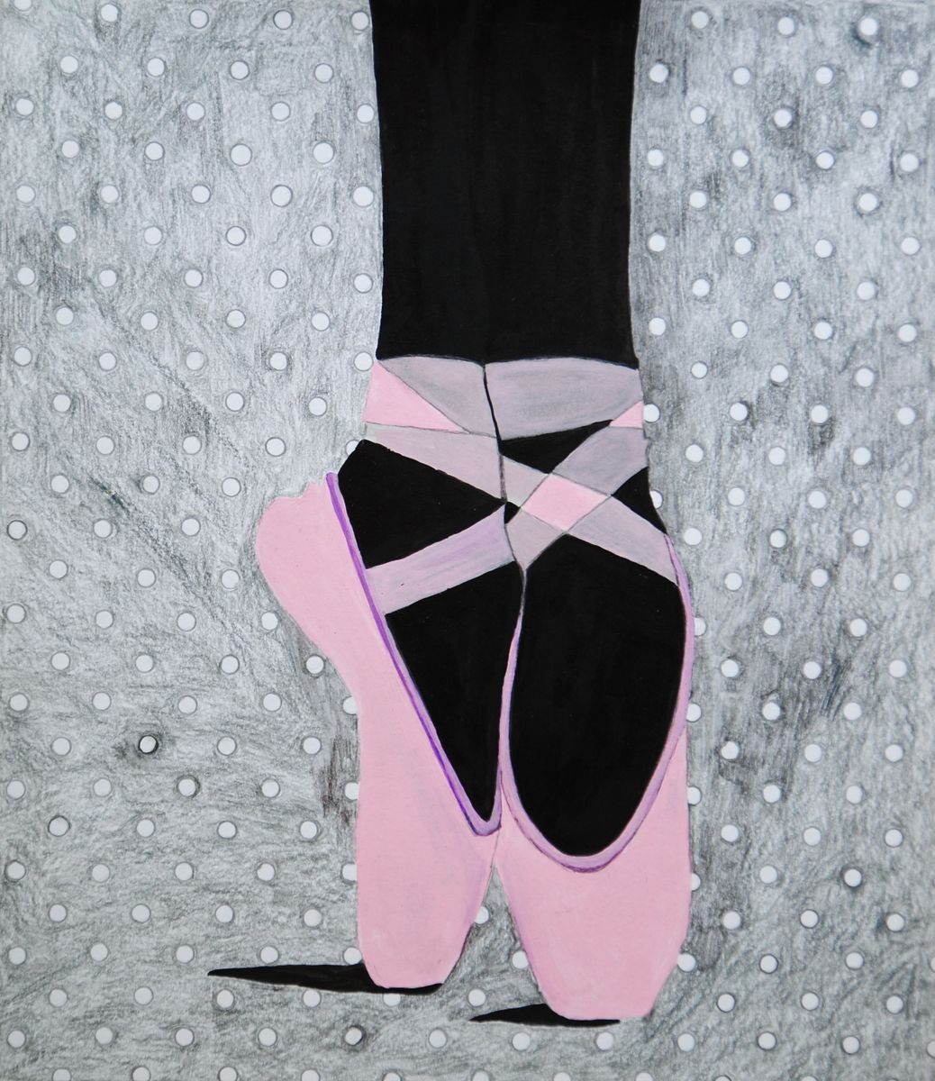 Ballet shoes / 34 x 29.7 cm by Alexandra Djokic