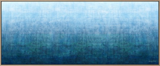 Gradual Depth Framed 155 x 65 cm