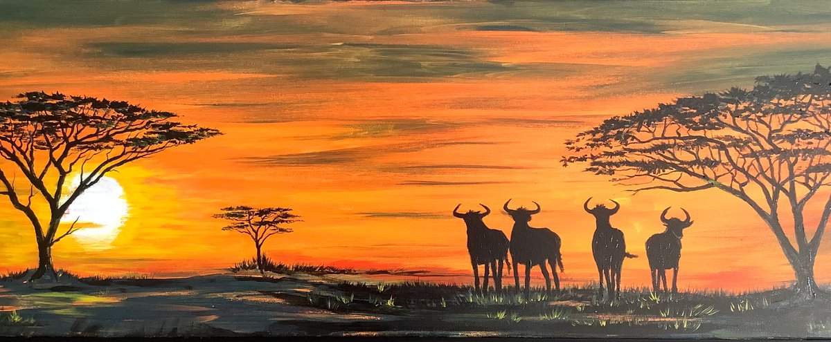 African sunset by Darren Carey