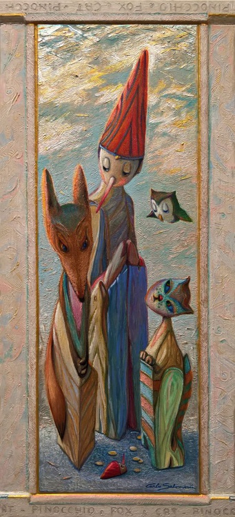 Pinocchio The Fox And The Cat Integrated De Artfinder