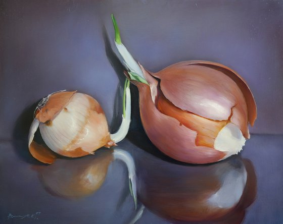 "Still life with onions"