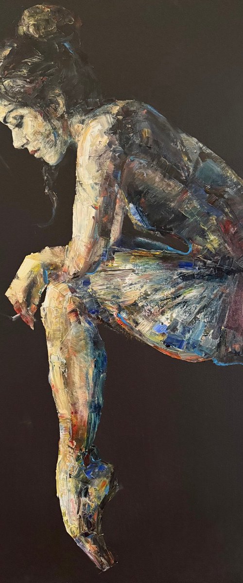 Miniature "The Dying Swan" by Liubou Sas