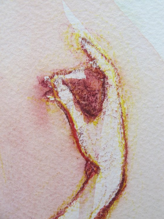 Standing female nude
