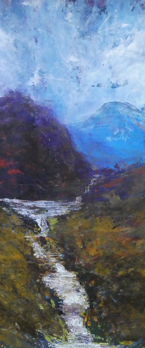 Snowdonia Falls by oconnart