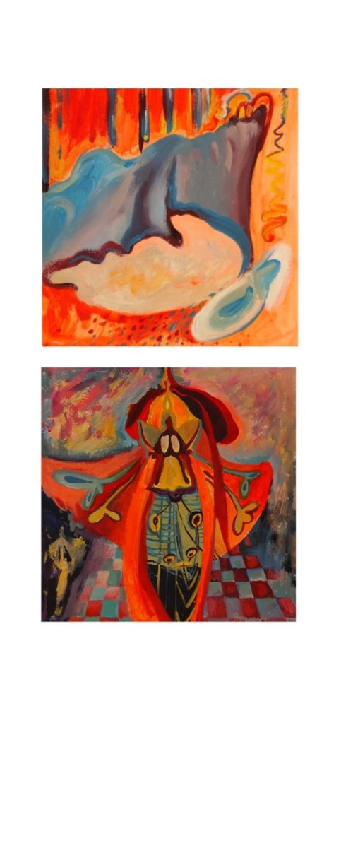 Connecting to the future. Diptych by Tetiana Borys