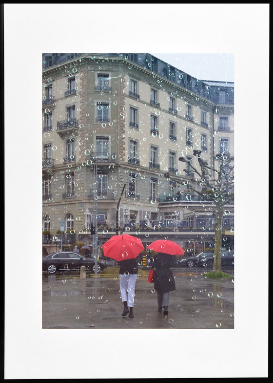 " Autumn rain. Geneva " Limited edition 1 / 15