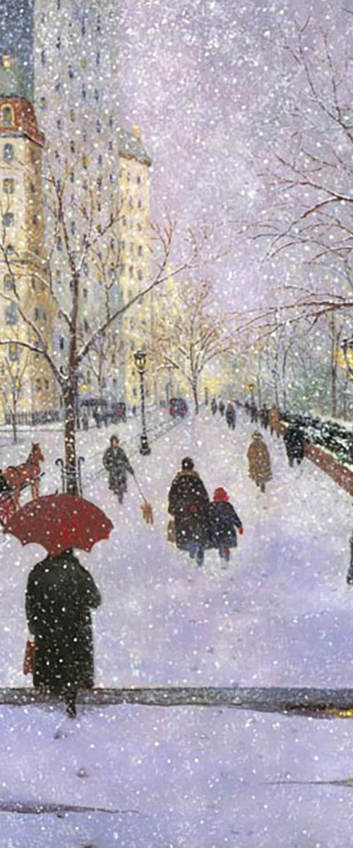 Winter on Fifth Avenue II by Patrick Antonelle