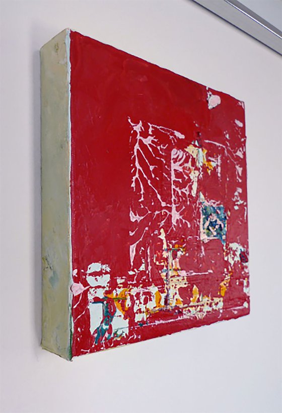 Happy Tile- Red 20x20cm/8x8in