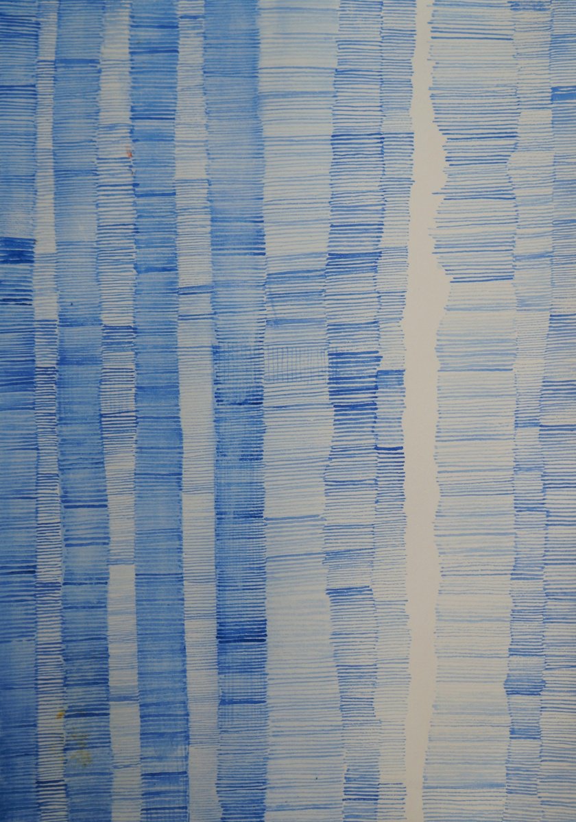 Blue Lines III by Anna Jannack