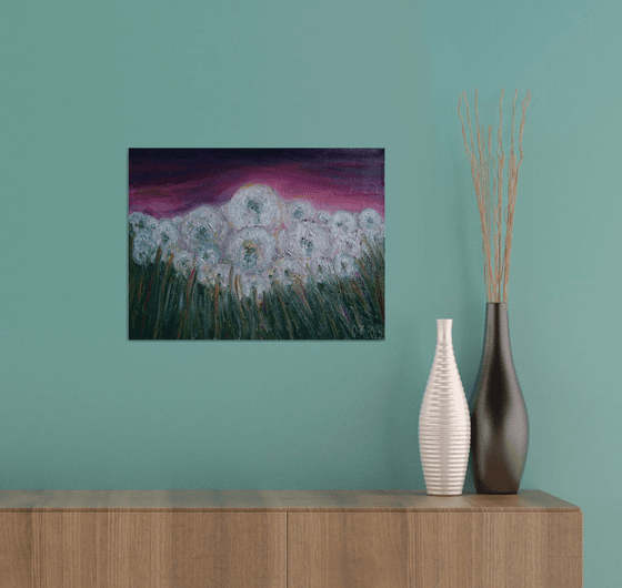 Field of dandelions