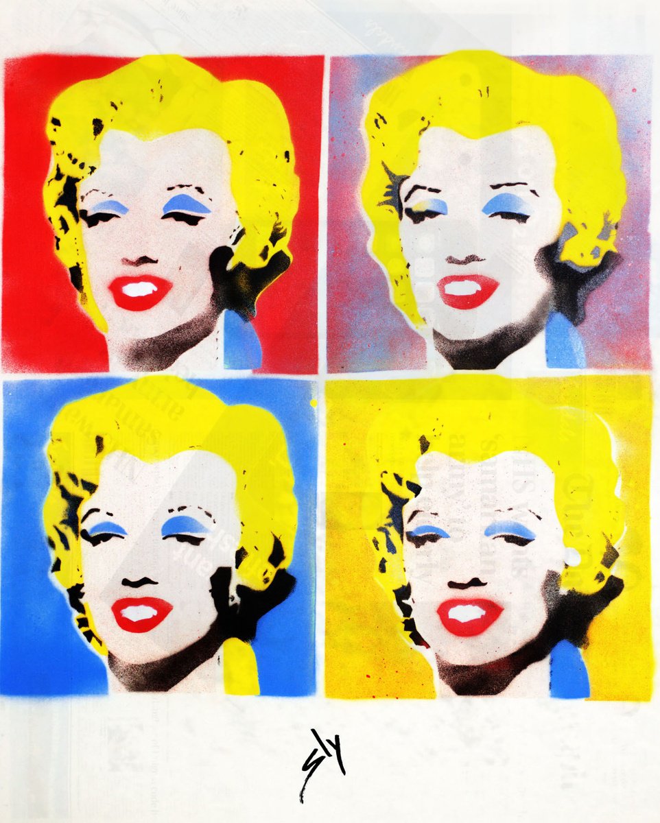 Urban And Pop Painting , Other No. 4 Warhol (U) By Juan Sly, 23 X 30, Artwork For Sale On Artfinder