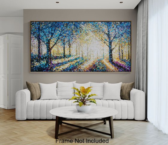 Where Beautiful Things Begin - Blue Landscape