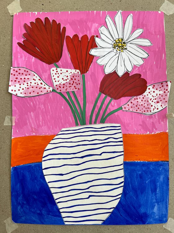 Striped Vase artwork