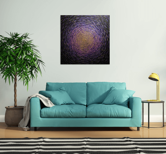 Vast amethyst gold radiance