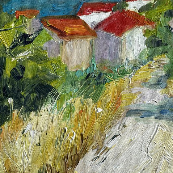 Sunlit Path to the Sea