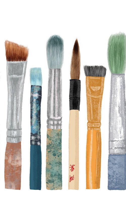 Brushes collection, limited-edition by Design Smith